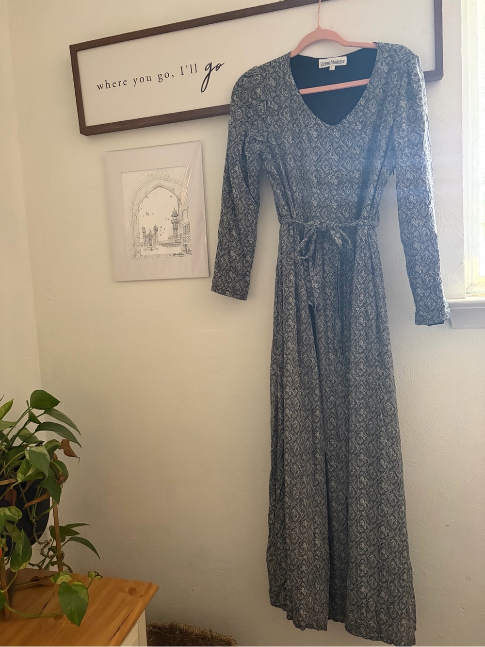 Urban Modesty Modest Long Sleeve Maxi Dress Abaya Hijabi